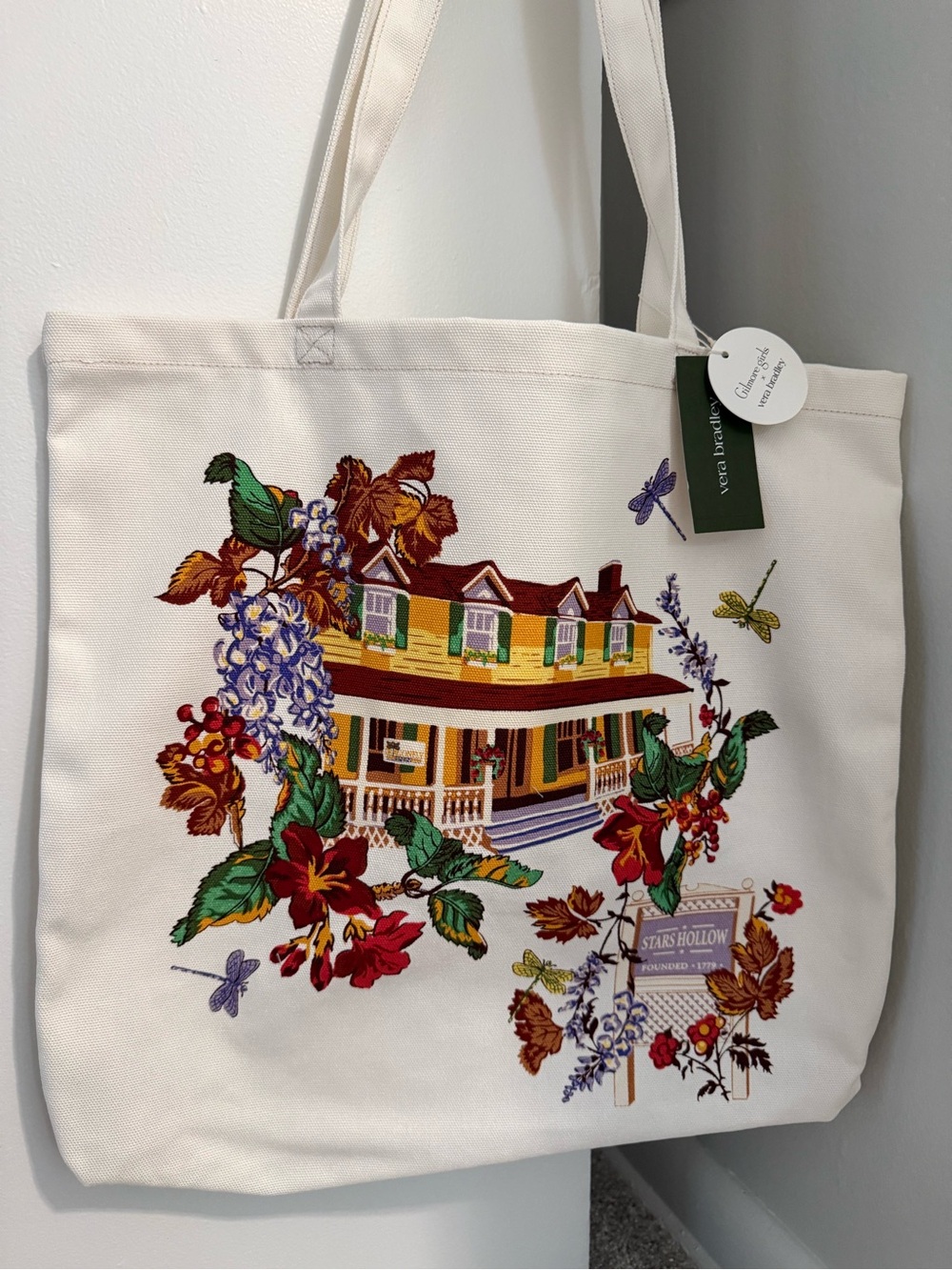 Vera Bradley x Gilmore Girls Rare Limited Edition Woodlark Tote NWT
